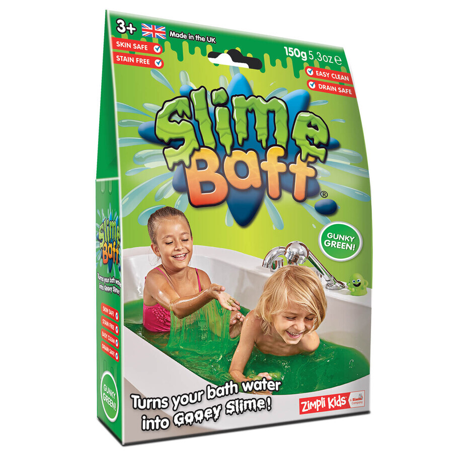 Zimpli Kids Slime Baff, Klebeset, grün, ab 3 Jahren