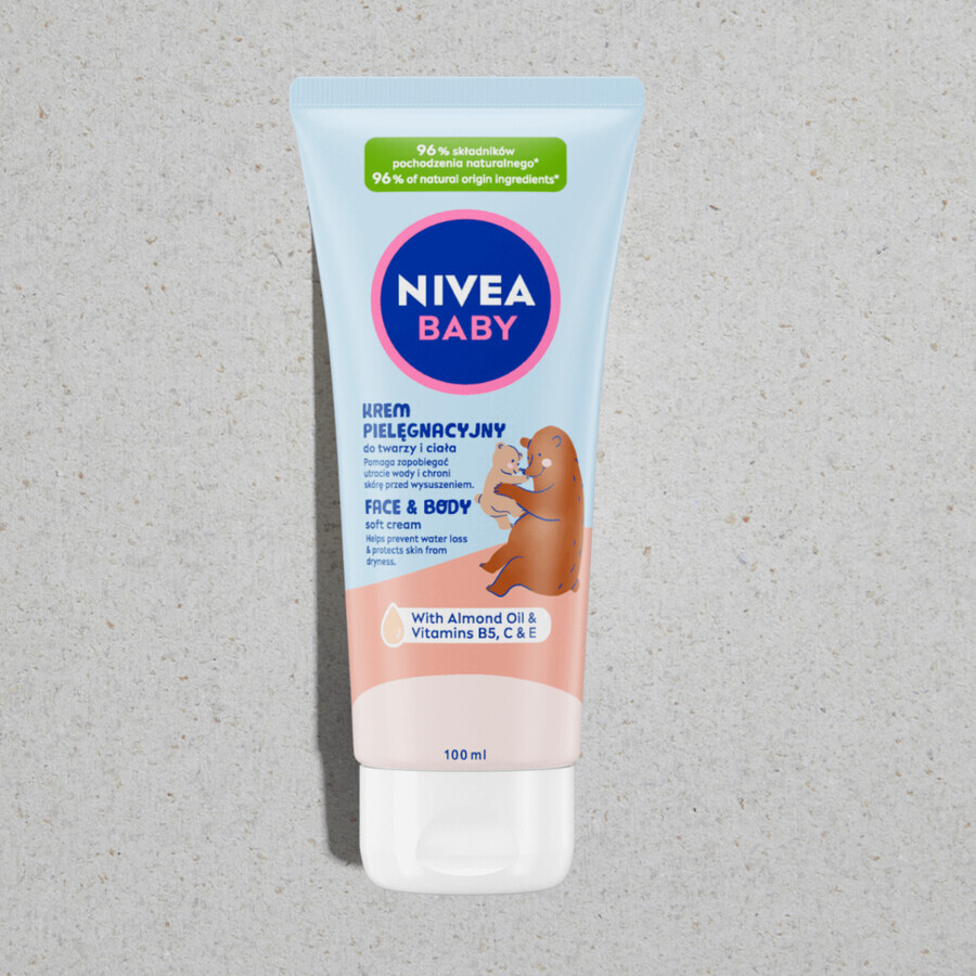 Nivea Baby, face and body care cream, from the first day, 100 ml