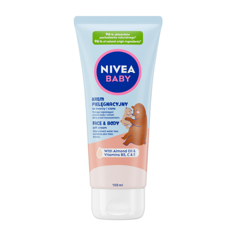 Nivea Baby, face and body care cream, from the first day, 100 ml