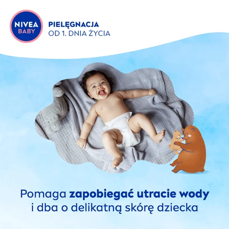 Nivea Baby, crema de cuidado para rostro y cuerpo, desde el 1 día de vida, 200 ml