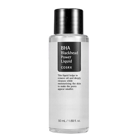 Cosrx BHA Blackhead Power Liquid, líquido exfoliante con BHA, 50 ml