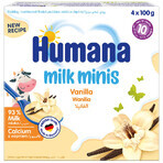 Humana Milk Minis Dessert, Vanillepudding, nach 10 Monaten, 4 x 100 g