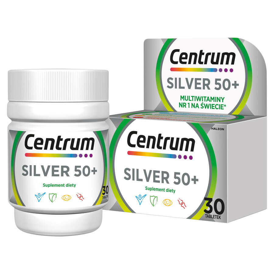 Centrum Silver 50+, 30 Tabletten