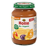 Holle Dessert Bio, apples and plums, after 6 months, 190 g