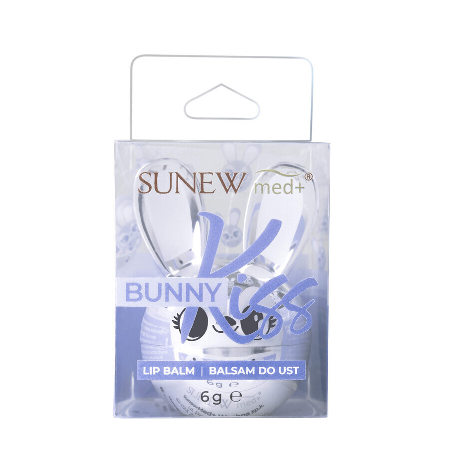 SunewMed+ Bunny Kiss, Lippenbalsam, Erdbeere, 6 g