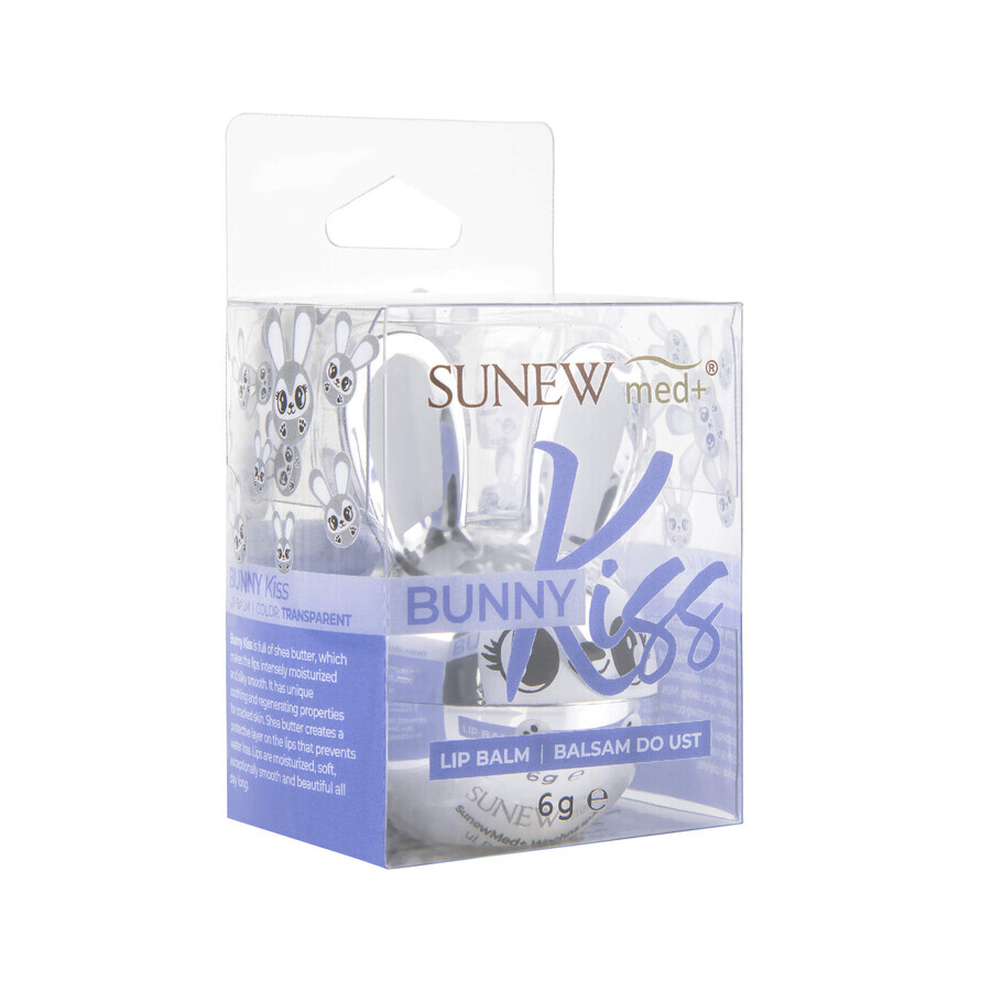 SunewMed+ Bunny Kiss, Lippenbalsam, Erdbeere, 6 g