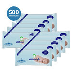 Luna Bambini Aqua Water Wipes set, wet wipes, water, 10 x 50 pieces