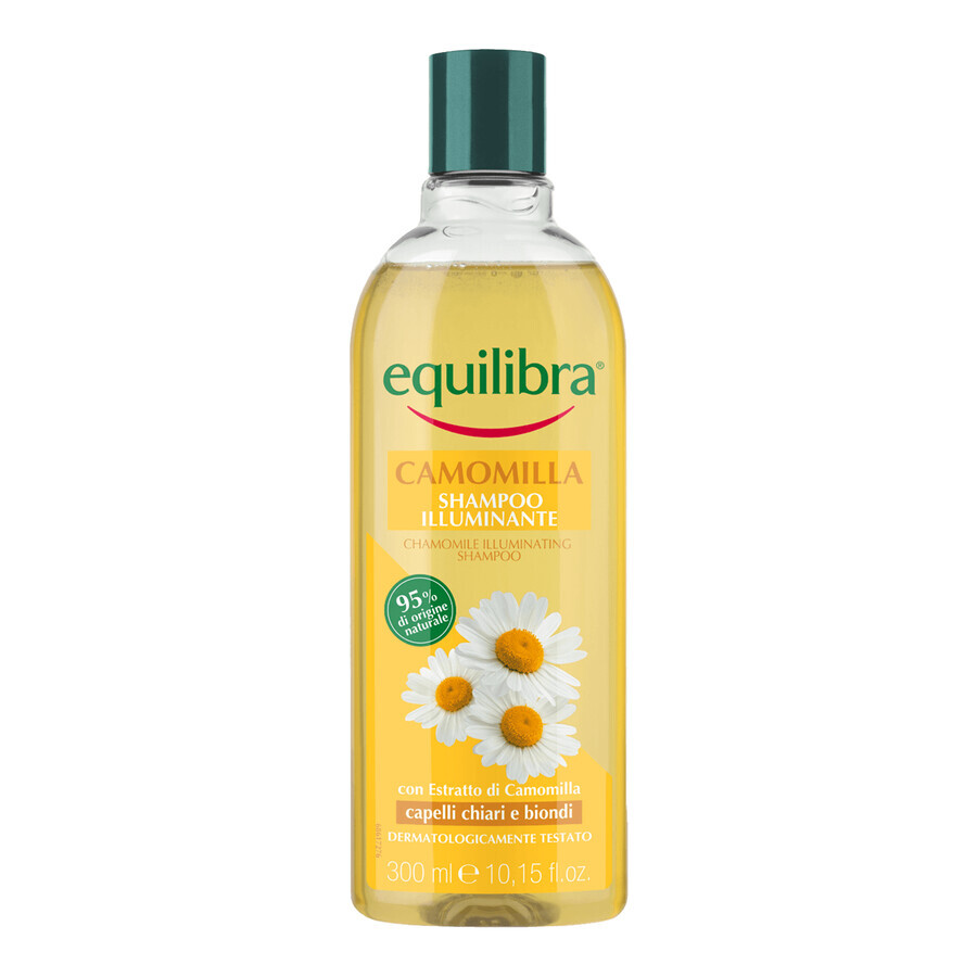 Equilibra Camomila, șampon iluminator cu mușețel, 300 ml