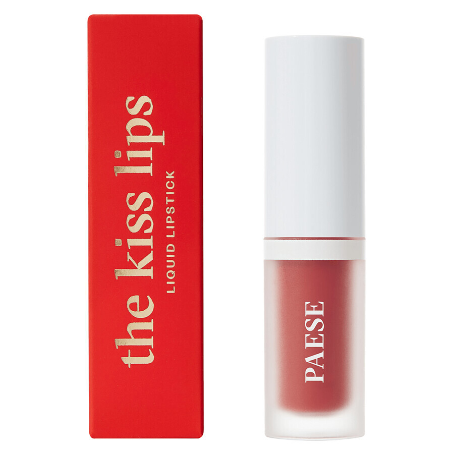 Paese The Kiss Lips, flüssiger Lippenstift, 02 Nude Coral, 3,4 ml