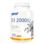 Set SFD D3 2000 IU, Vitamin D 50 µg, 2 x 200 Tabletten