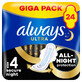 Always Ultra, Damenbinden mit Fl&#252;geln, Gr&#246;&#223;e 4, Secure Night, 24 St&#252;ck