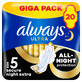 Always Ultra, Damenbinden mit Fl&#252;geln, Gr&#246;&#223;e 5, Secure Night Extra, 20 St&#252;ck