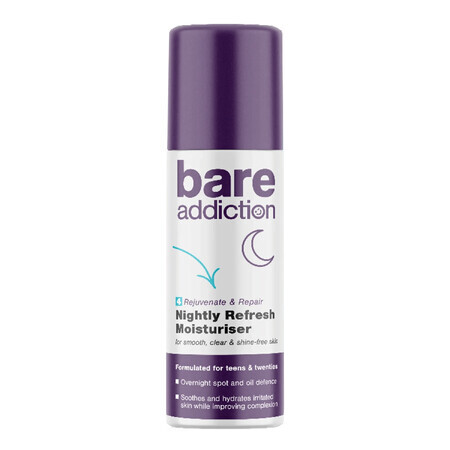 Bare Addiction Nightly Refresh Moisturise, nachtcrème, 50 ml