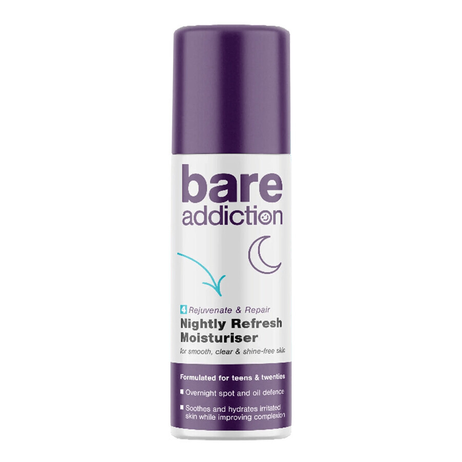 Bare Addiction Nightly Refresh Moisturise, nachtcrème, 50 ml