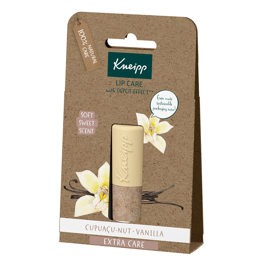 Kneipp Extra Care, Lippenbalsam, Vanille, 4,7 g