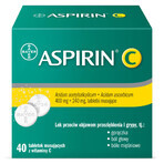 Aspirin C 400 mg + 240 mg, 40 Brausetabletten