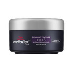 Wella Wellaflex Men, matte stylingpasta voor haar, Ultra-Strong Hold, 75 ml