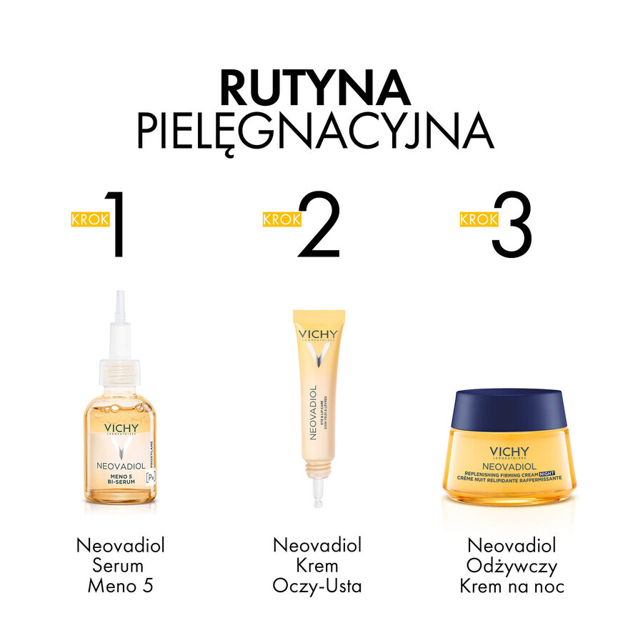 Set Vichy Neovadiol Post-Menopausa, crema giorno anti-rilassamento, 50 ml + crema notte, 50 ml + trousse in omaggio