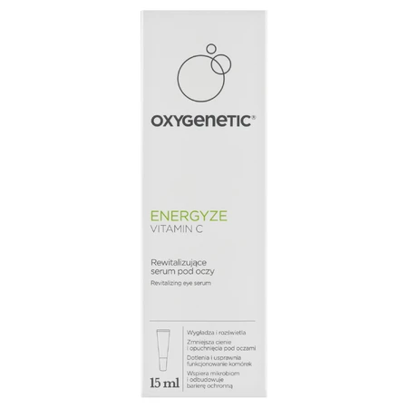 Oxygenetic Energyze Vitamine C, sérum revitalisant pour les yeux, 15 ml