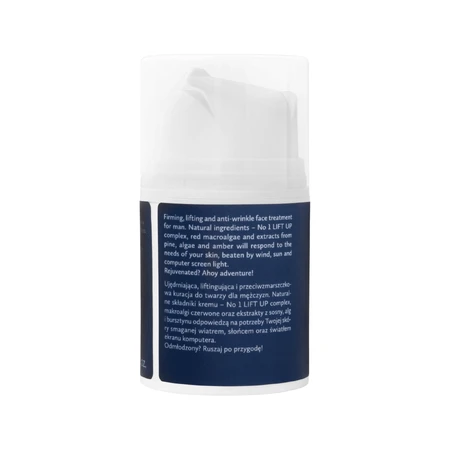 Hagi Men Ahoj Kapitan, natural anti-wrinkle, firming and lifting face cream, 50 ml