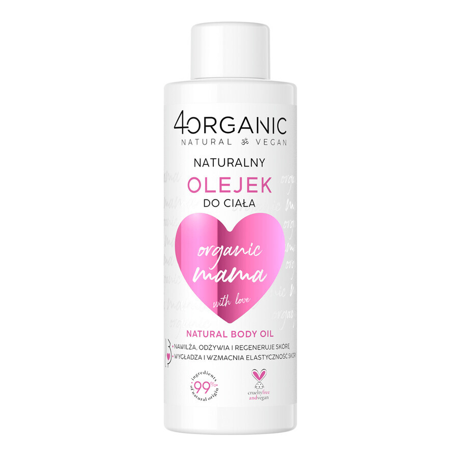 4Organic Mama, natürliches Dehnungsstreifenöl, 125 ml