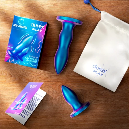 Durex Play Deep &amp; Deeper, Analplug-Set, 2 Stück