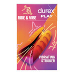 Durex Play Ride &amp; Vibe, vibrierender Masturbator für Männer mit Leckfunktion