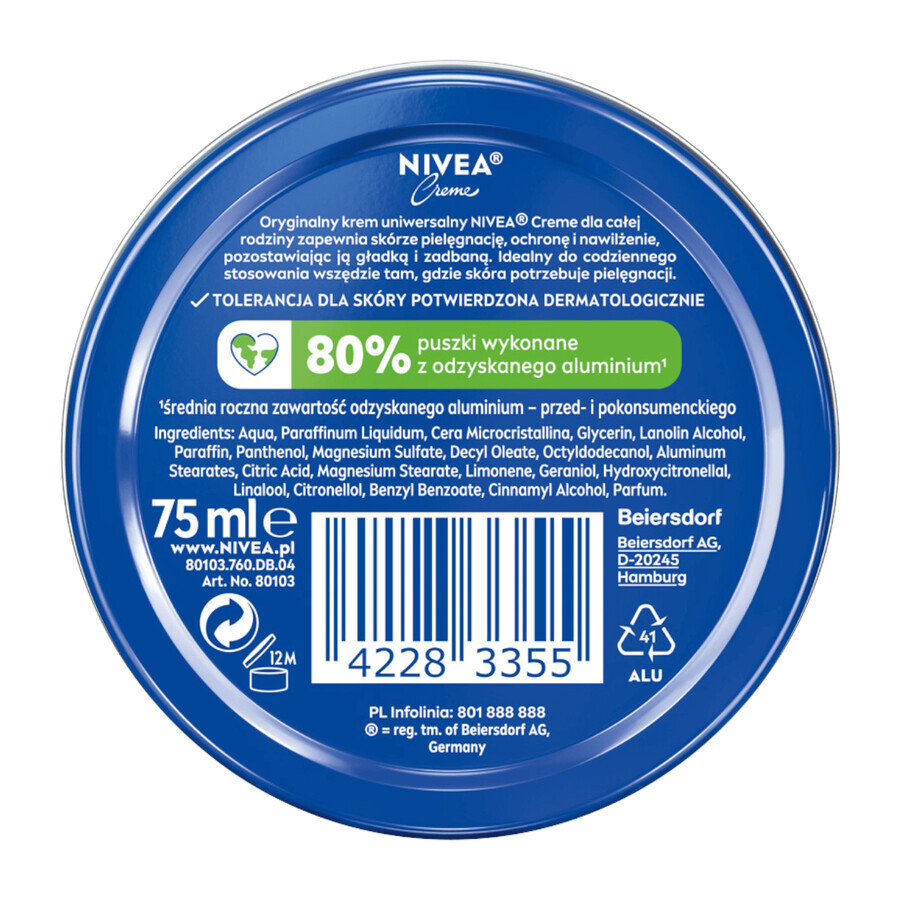 Nivea Pride Creme, universele crème voor gezicht en lichaam, 75 ml