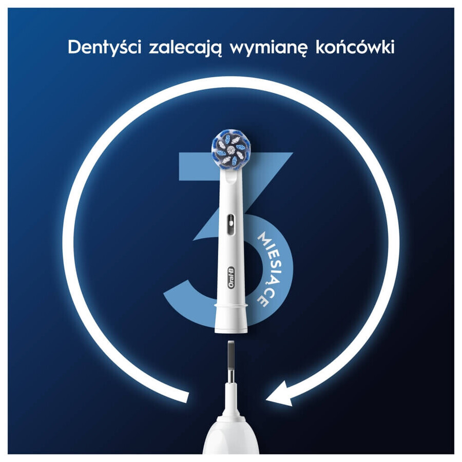 Oral-B Pro Sensitive Clean, Ersatzaufsätze für elektrische Zahnbürste, 8 Stück