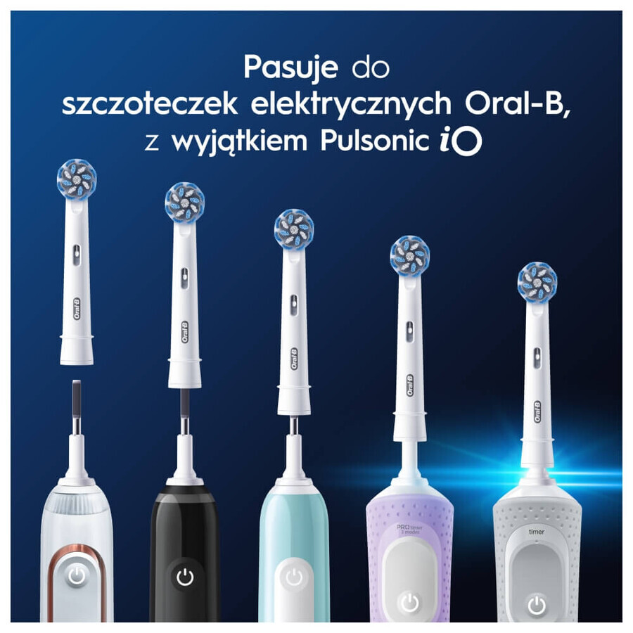 Oral-B Pro Sensitive Clean, Ersatzaufsätze für elektrische Zahnbürste, 8 Stück