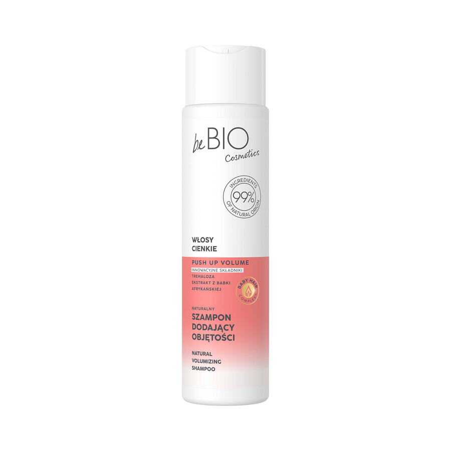 beBIO Cosmetics Baby Hair Complex, natürliches Shampoo für feines Haar, verleiht Volumen, 300 ml