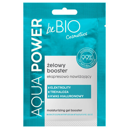 beBIO Aqua Power, feuchtigkeitsspendender Gel-Booster, 10 ml