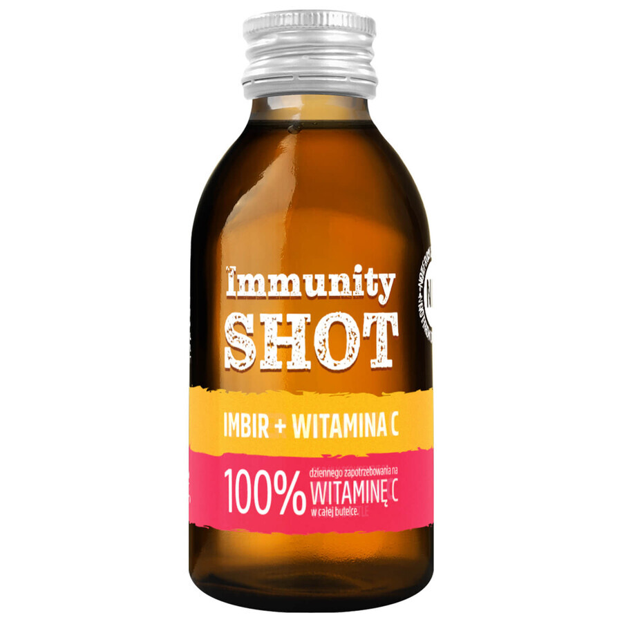 Premium Rosa Immunity shot, Ingwer + Vitamin C, 150 ml