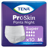 Tena Pants ProSkin Night, absorbent panties, size M, 80-110 cm, Super, 10 pieces