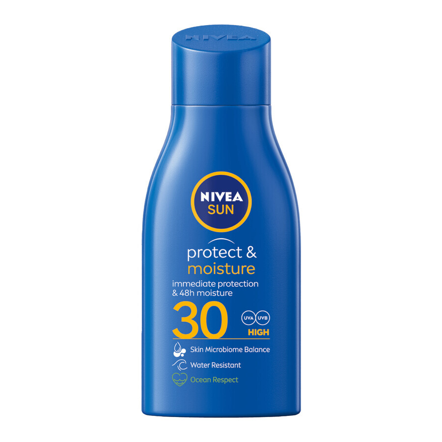 Nivea Sun Tripple Protect set, face fluid, SPF 50+, 40 ml + spray sun lotion, SPF 30, 200 ml + tanning lotion, SPF 30, 30 ml free