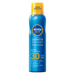 Nivea Sun Tripple Protect set, face fluid, SPF 50+, 40 ml + spray sun lotion, SPF 30, 200 ml + tanning lotion, SPF 30, 30 ml free