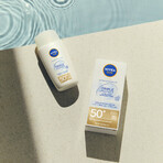 Nivea Sun Tripple Protect set, face fluid, SPF 50+, 40 ml + spray sun lotion, SPF 30, 200 ml + tanning lotion, SPF 30, 30 ml free