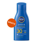 Nivea Sun Tripple Protect set, face fluid, SPF 50+, 40 ml + spray sun lotion, SPF 30, 200 ml + tanning lotion, SPF 30, 30 ml free