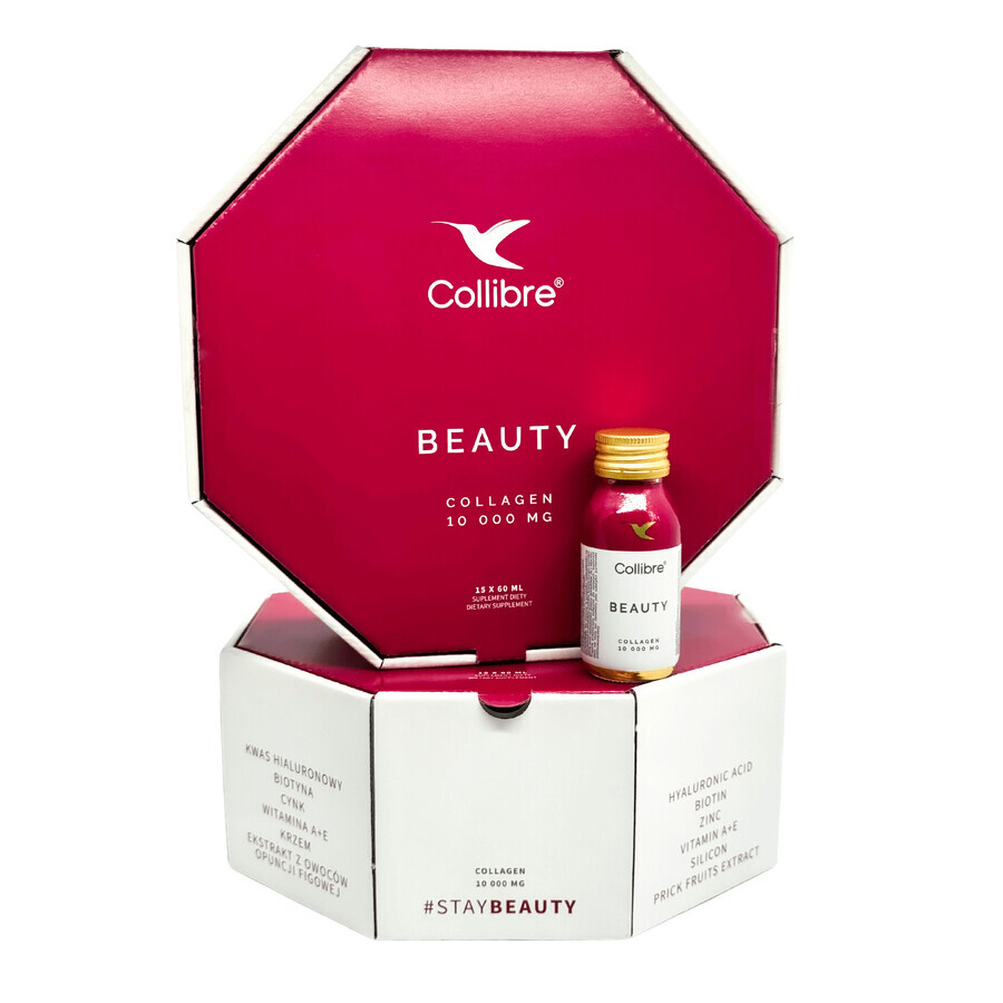 Collibre Beauty Shot, collagene 10000 mg, 60 ml x 15 pz.