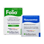 Folio faza 2, 90 comprimate + Nausema, 60 comprimate acoperite gratuit