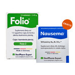 Folio faza 2, 90 comprimate + Nausema, 60 comprimate acoperite gratuit