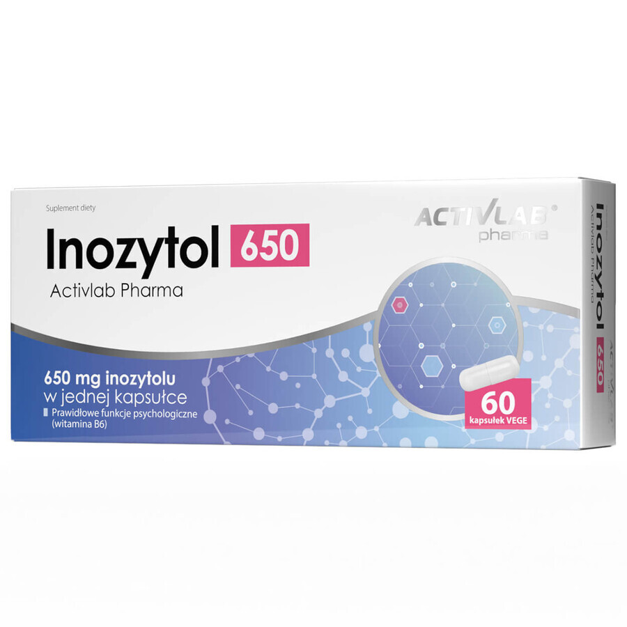 Activlab Pharma Inositol 650, 60 capsules