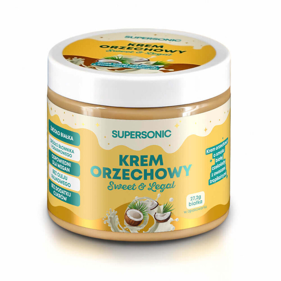 Supersonic Set, Erdnusscreme, 160 g + Erdnusscreme, 160 g + Tube of Power, 50 g gratis