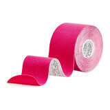 4Fizjo, kinesiotaping tape, pink, 5 cm x 5 m