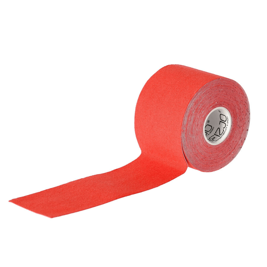 4Fizjo, kinesiotaping tape, red, 5 cm x 5 m