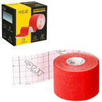 4Fizjo, kinesiotaping tape, red, 5 cm x 5 m