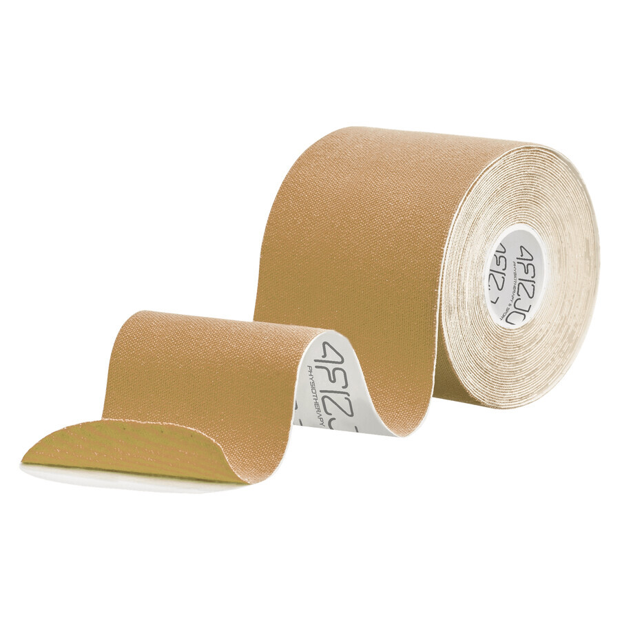 4Fizjo, Kinesiotaping-Band, beige, 7,5 cm x 5 m