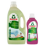 Frosch set, fabric washing gel, aloe vera, 1.5 l + fabric softening concentrate, figs, 750 ml