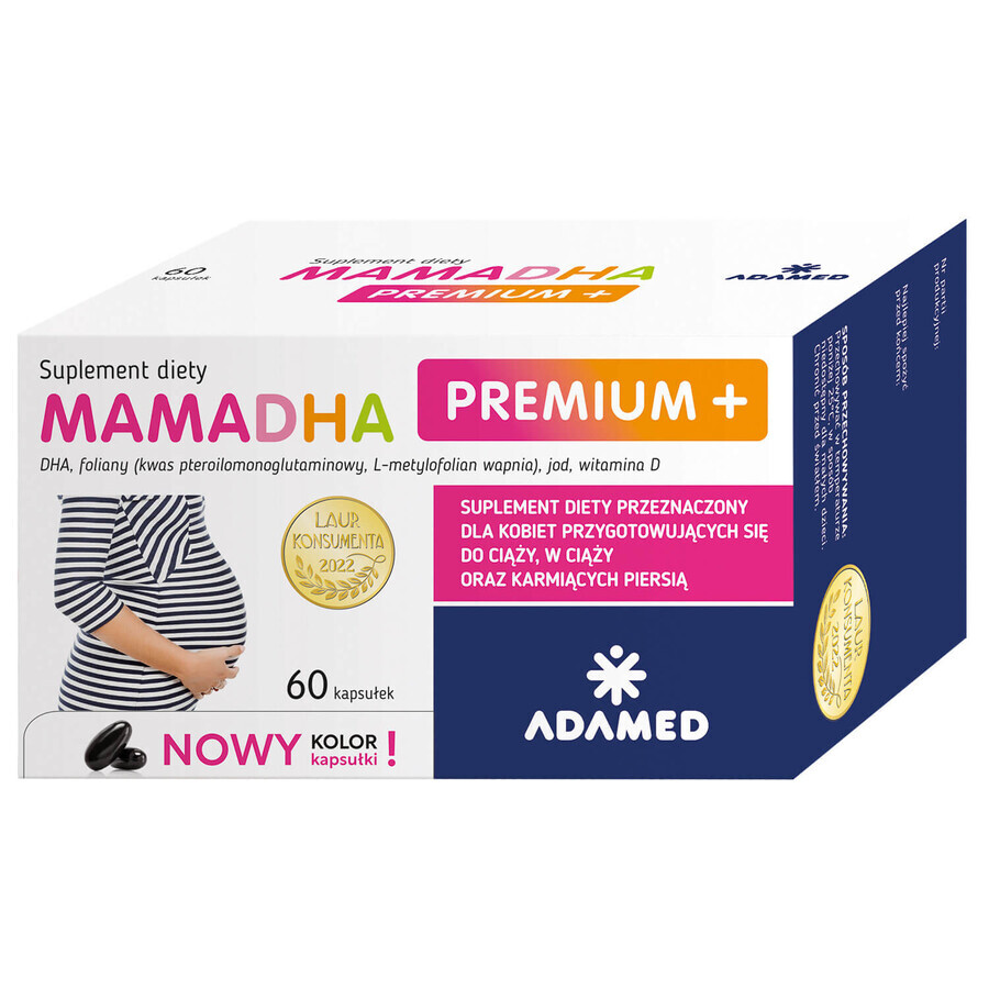 MamaDHA Premium+, 2 x 60 Kapseln