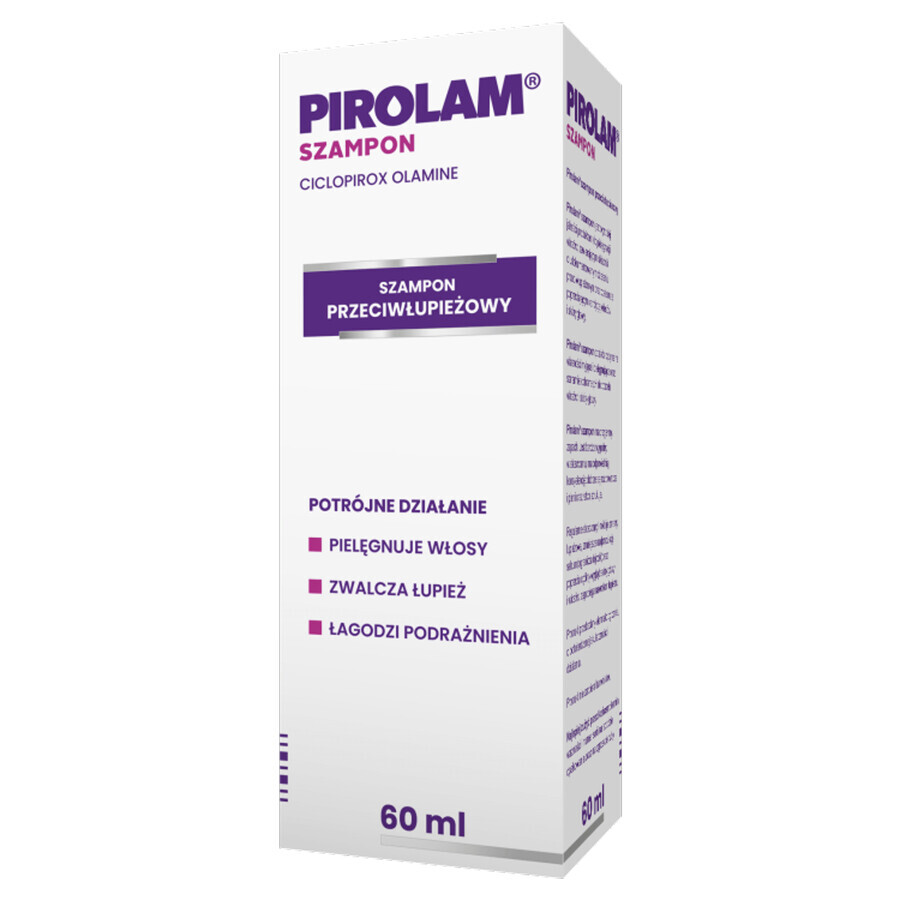 Pirolam, șampon anti-mătreață, 60 ml